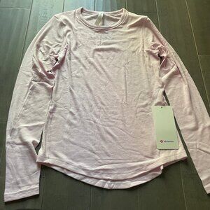 Lululemon Hold Tight Shirt Size 8 MEPK Meadowsweet Pink